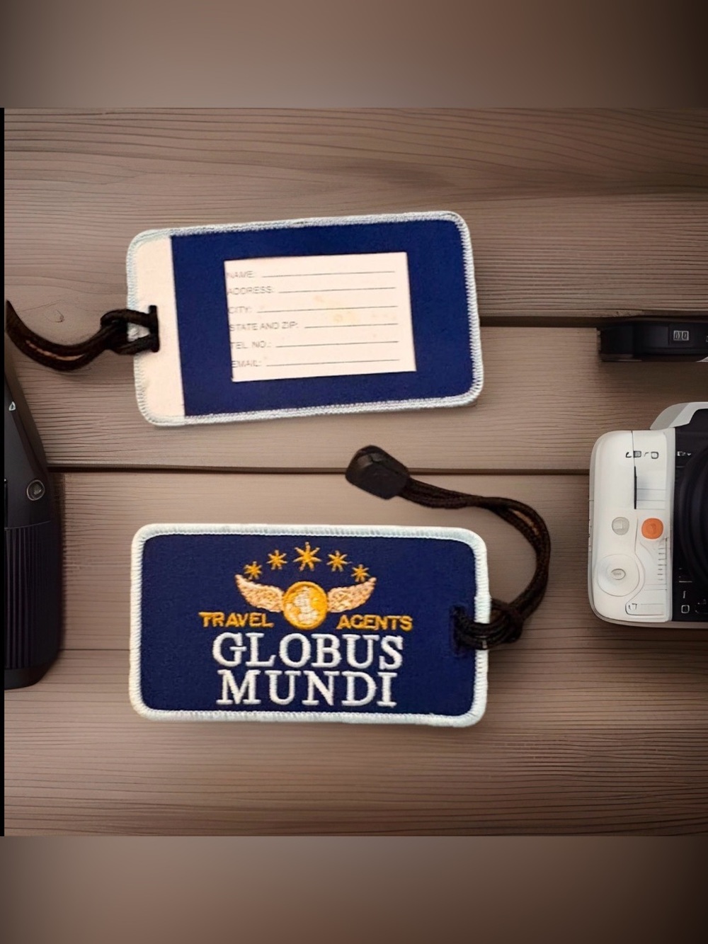 Harry Potter globus mundi travel agents luggage tags